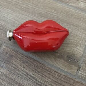 Red Lips Stainless Steel‎ Flask Novelty Portable Water Alcohol Bottle Gift